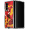 DC Comics The Flash Action Pose Galaxy Z Fold4 5G Clear Case