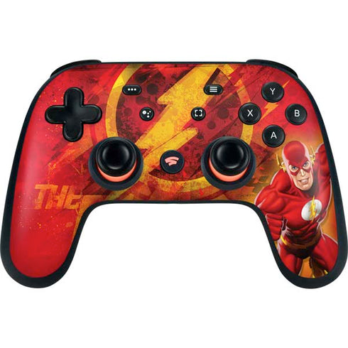 DC Comics The Flash Action Pose Google Stadia Controller Skin