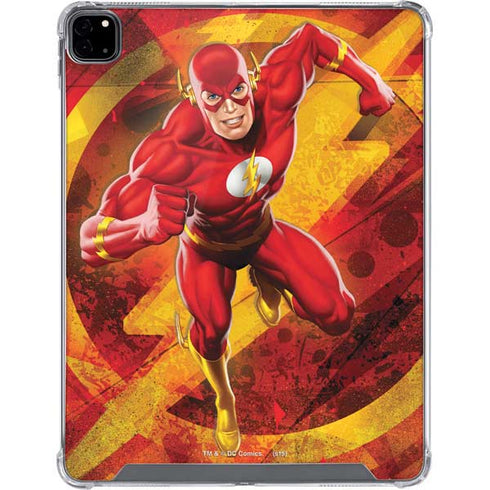 DC Comics The Flash Action Pose iPad Pro 12.9in (2020) Clear Case