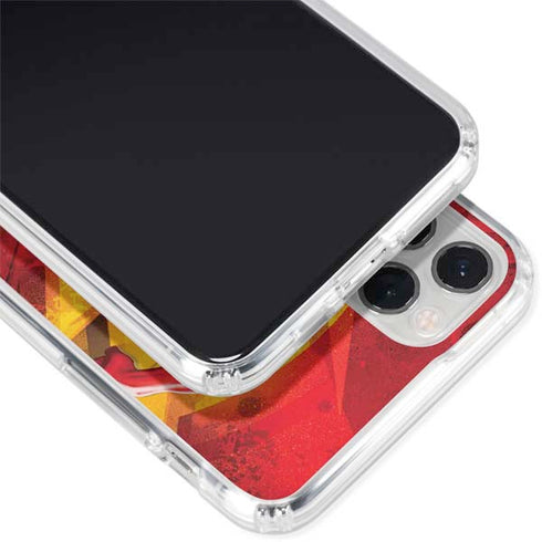 DC Comics The Flash Action Pose iPhone 11 Pro Clear Case