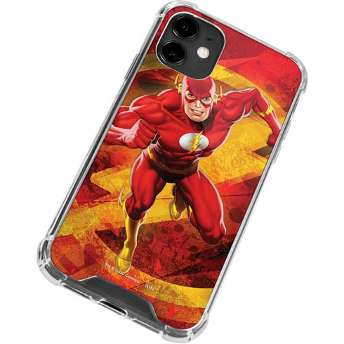 DC Comics The Flash Action Pose iPhone 12 Clear Case