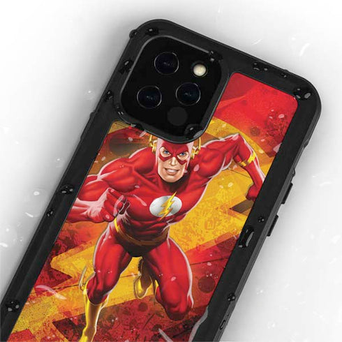 DC Comics The Flash Action Pose iPhone 12 Pro Waterproof Case