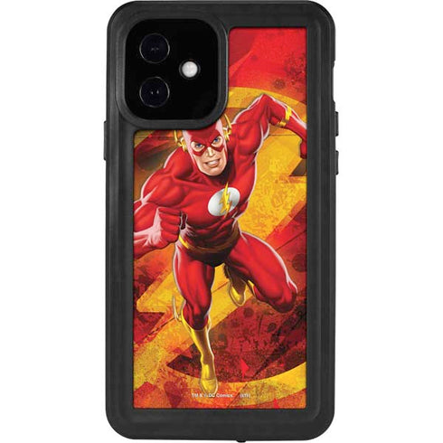 DC Comics The Flash Action Pose iPhone 12 Waterproof Case