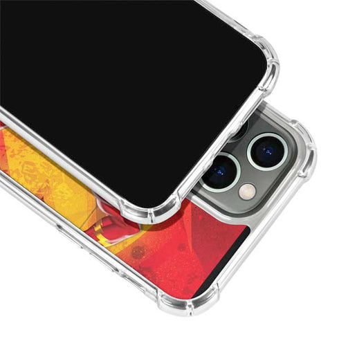 DC Comics The Flash Action Pose iPhone 14 Pro Clear Case