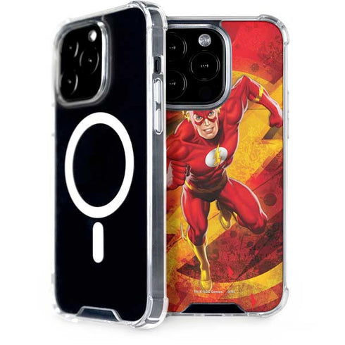 DC Comics The Flash Action Pose iPhone 14 Pro MagSafe Case