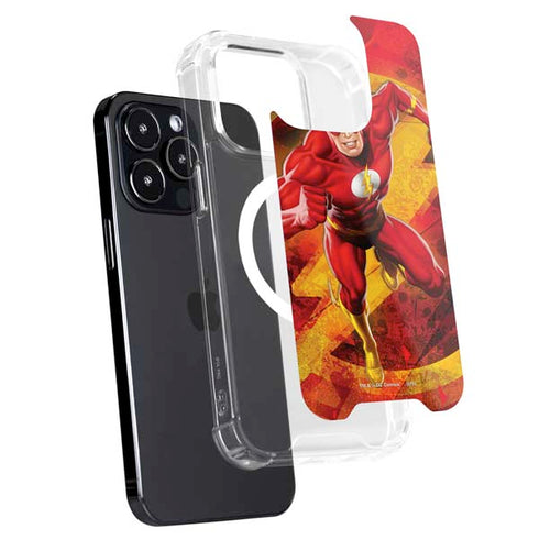 DC Comics The Flash Action Pose iPhone 14 Pro MagSafe Case