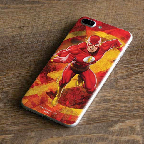 DC Comics The Flash Action Pose iPhone 8 Plus Skin