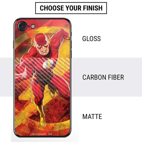 DC Comics The Flash Action Pose iPhone SE (2nd & 3rd Gen) Skin