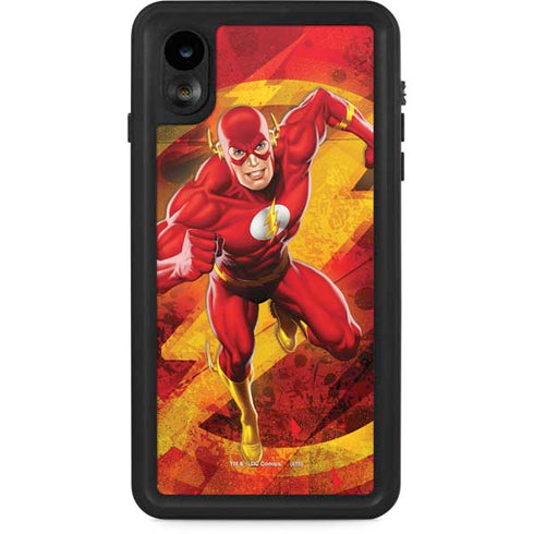 DC Comics The Flash Action Pose iPhone XR Waterproof Case