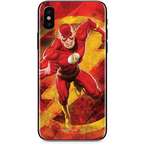 DC Comics The Flash Action Pose iPhone XS Max Skin