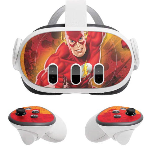 DC Comics The Flash Action Pose Meta Quest 3 Skin