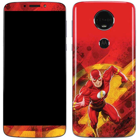 DC Comics The Flash Action Pose Moto E5 Plus Skin