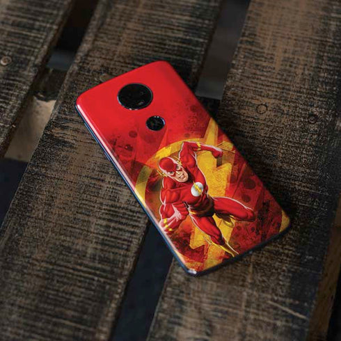 DC Comics The Flash Action Pose Moto E5 Plus Skin