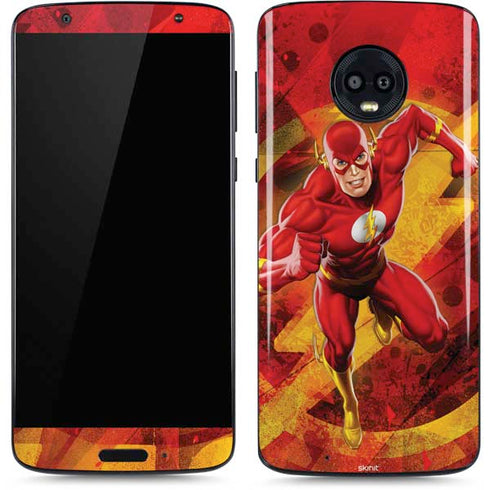 DC Comics The Flash Action Pose Moto G6 Skin
