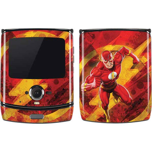 DC Comics The Flash Action Pose Motorola RAZR Skin