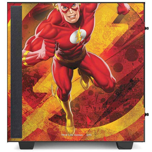 DC Comics The Flash Action Pose NZXT H510 Compact ATX Mid-Tower Case Skin