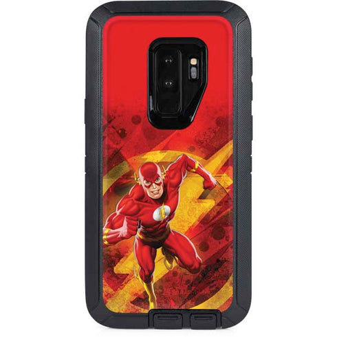 DC Comics The Flash Action Pose Otterbox Defender Galaxy Skin
