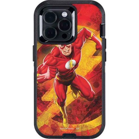 DC Comics The Flash Action Pose Otterbox Defender iPhone Skin