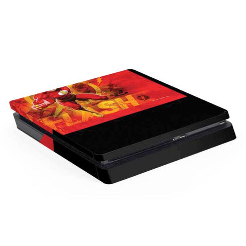 DC Comics The Flash Action Pose PS4 Slim Skin