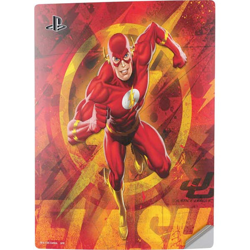 DC Comics The Flash Action Pose PS5 Digital Edition Console Skin
