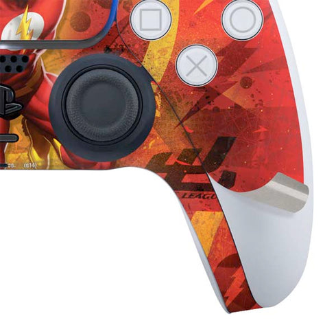 DC Comics The Flash Action Pose PS5 Controller Skin