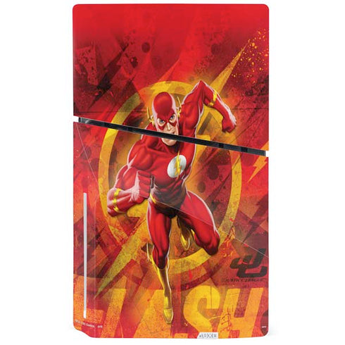 DC Comics The Flash Action Pose PS5 Slim Disk Bundle Skin