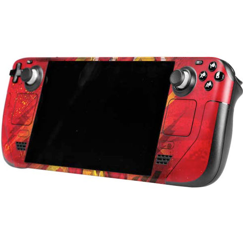 DC Comics The Flash Action Pose Steam Deck Handheld Gaming Computer Skin