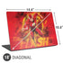 DC Comics The Flash Action Pose Universal Laptop 18in (14.6 x 10.6in) Skin