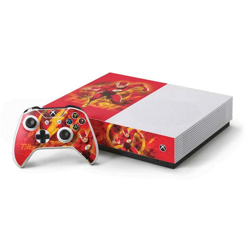 DC Comics The Flash Action Pose Xbox One S All-Digital Edition Bundle Skin