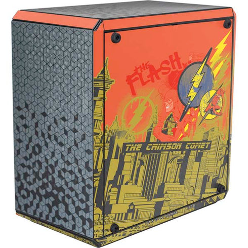 DC Comics The Flash City Collage Art Cooler Master MasterBox Q300L Mini Tower Skin