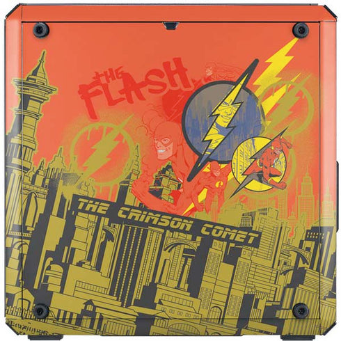 DC Comics The Flash City Collage Art Cooler Master MasterBox Q300L Mini Tower Skin