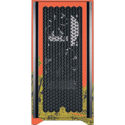 DC Comics The Flash City Collage Art Corsair 4000D Tempered Glass Mid-Tower ATX Case Skin