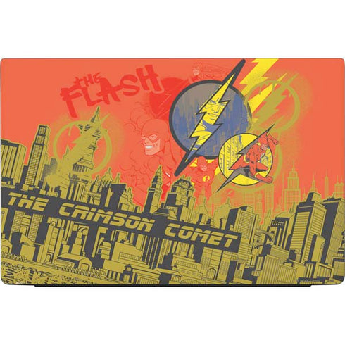 DC Comics The Flash City Collage Art Dell Vostro Skin