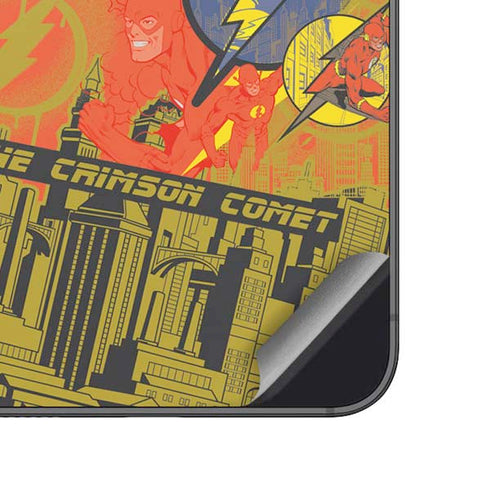 DC Comics The Flash City Collage Art Galaxy A14 5G Skin