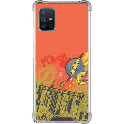 DC Comics The Flash City Collage Art Galaxy A51 5G Clear Case