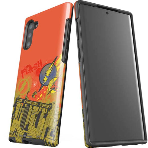 DC Comics The Flash City Collage Art Galaxy Note 10 Pro Case