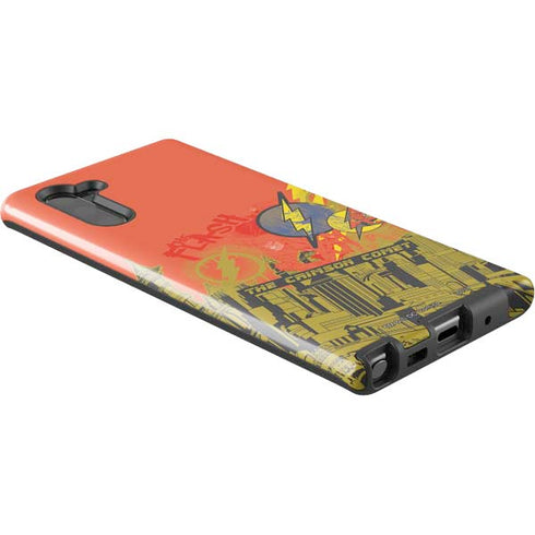 DC Comics The Flash City Collage Art Galaxy Note 10 Pro Case