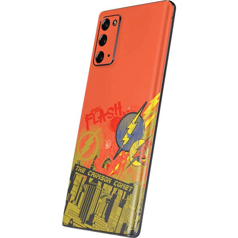 DC Comics The Flash City Collage Art Galaxy Note20 5G Skin