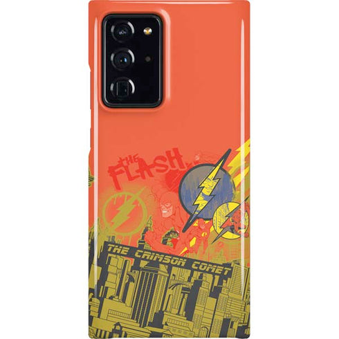 DC Comics The Flash City Collage Art Galaxy Note20 Ultra 5G Lite Case