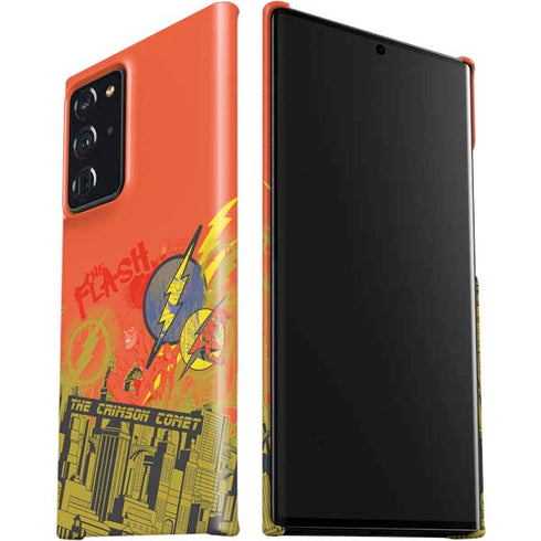 DC Comics The Flash City Collage Art Galaxy Note20 Ultra 5G Lite Case