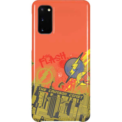 DC Comics The Flash City Collage Art Galaxy S20 Lite Case