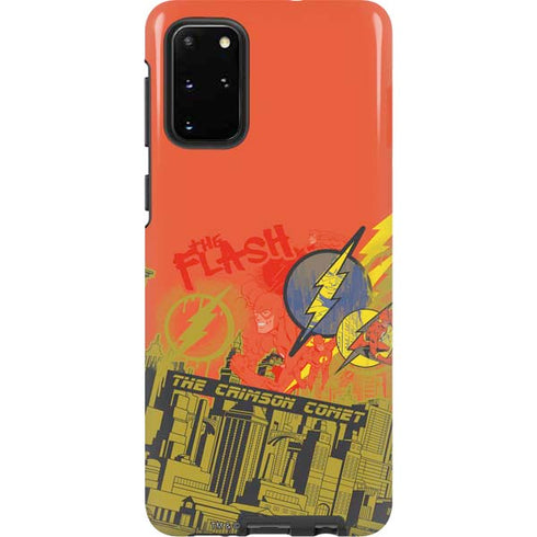 DC Comics The Flash City Collage Art Galaxy S20 Plus Pro Case