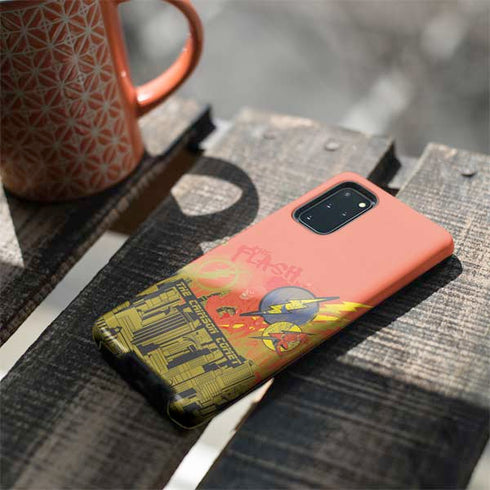 DC Comics The Flash City Collage Art Galaxy S20 Plus Pro Case