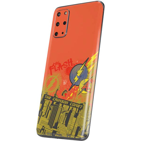 DC Comics The Flash City Collage Art Galaxy S20 Plus Skin