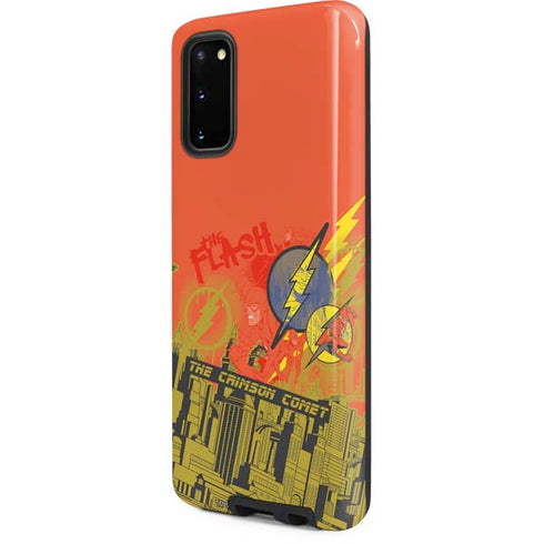 DC Comics The Flash City Collage Art Galaxy S20 Pro Case