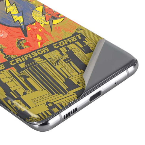DC Comics The Flash City Collage Art Galaxy S20 Skin