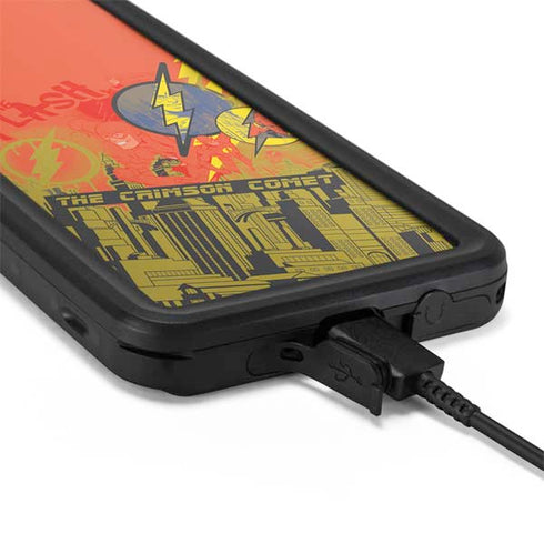DC Comics The Flash City Collage Art Galaxy S20 Waterproof Case