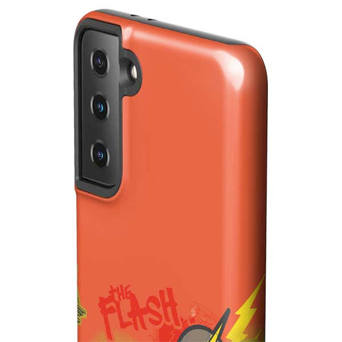 DC Comics The Flash City Collage Art Galaxy S21 Plus 5G Pro Case