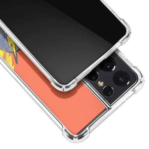 DC Comics The Flash City Collage Art Galaxy S21 Ultra 5G Clear Case