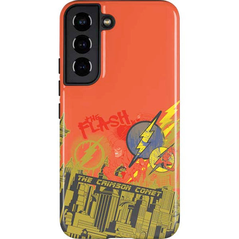 DC Comics The Flash City Collage Art Galaxy S22 Pro Case